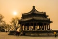 Ancient chinese pavilion in Beijing, China Royalty Free Stock Photo