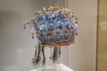 Ancient Chinese queen`s crown in the National Museum of China, adobe rgb