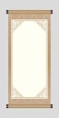 The Ancient Chinese Scroll, Artwork Template