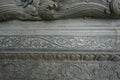 Ancient chinese stone relief .marble sculpture. carved pattern
