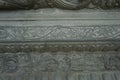 Ancient chinese stone relief .marble sculpture. carved pattern