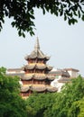 Ancient chinese tower Royalty Free Stock Photo