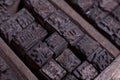 Ancient Chinese typescript letters