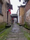 Ancient chinese village in south china,Changle Royalty Free Stock Photo