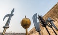 Ancient Chinese weapons Royalty Free Stock Photo