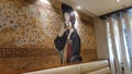 Ancient Chinese Woman Wall Decoration at Bima Restaurant, Surabaya, East Java, Indonesia
