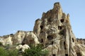 Ancient Christian cave churches Goreme Open Air Museum, Cappad Royalty Free Stock Photo