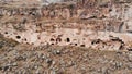 Ancient Christian churches in the rocks of Cappadocia. Turkey. Royalty Free Stock Photo