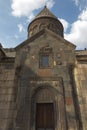 The Christian temple Geghard in the mountains of Armenia Royalty Free Stock Photo