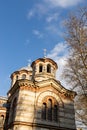 Ancient church building, church of Saint Pantelimon, Chisinau, Moldova Royalty Free Stock Photo