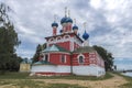 The ancient church of Dmitry on Blood. Uglich Royalty Free Stock Photo