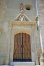 Ancient church entrance Royalty Free Stock Photo