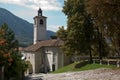 Ancient Church in Feltre, Veneto, Italy