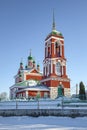 Ancient Church of the Forty Martyrs in Pereslavl-Zalessky (1755), Russia Royalty Free Stock Photo