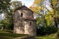 Ancient church of Kosciol sw. Mikolaja w Cieszynie, Rotunda Romanska in Cieszyn, Poland Royalty Free Stock Photo