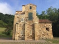Ancient Church on mount Naranco in Oviedo Asturias Spain