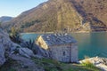 Ancient Church of Our Lady of the Snow. Montenegro. Coast of Kotor Bay Royalty Free Stock Photo
