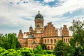 Ancient church and the residence of Metropolitan Bukovina in Chernivtsi town, Ukraine Royalty Free Stock Photo