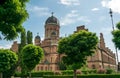 Ancient church and the residence of Metropolitan Bukovina in Chernivtsi town, Ukraine Royalty Free Stock Photo