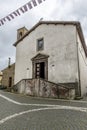 The ancient church of San Carlo in Capodimonte, Viterbo, Italy