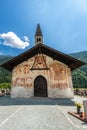 Church of Saint Anthony the Abbot in Pelugo Italy Royalty Free Stock Photo