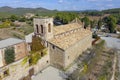 Ancient Church of Sant Sadurni in Callus Bages province of Barcelona, Spain Royalty Free Stock Photo