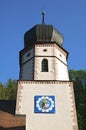 Ancient Church Tower With Onion Dome In Triberg