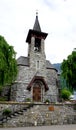 Ancient church in Vitznau, Lucerne Royalty Free Stock Photo