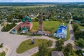 Ancient churches of the village of Velikoe Royalty Free Stock Photo