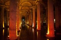 Ancient cistern in Istanbul, Turkey Royalty Free Stock Photo