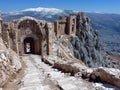 The ancient citadel of Aleppo (Halab) image Royalty Free Stock Photo