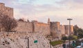 Ancient Citadel inside Old City, Jerusalem Royalty Free Stock Photo