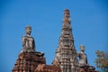 Ancient city of Ayuttaya Royalty Free Stock Photo