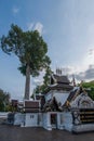 The ancient city of Chiang Mai, Thailand Wat Chedi Luang (Wat Chedi Luang) Royalty Free Stock Photo