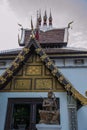 The ancient city of Chiang Mai, Thailand Wat Chedi Luang (Wat Chedi Luang) Royalty Free Stock Photo