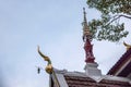 The ancient city of Chiang Mai, Thailand Wat Chedi Luang (Wat Chedi Luang) Royalty Free Stock Photo