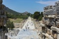 The ancient city of Ephesus Efes in Turkish located near Selcuk town of Izmir Turkey.