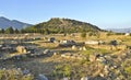 Ancient city at Eretria Euboea Greece