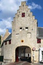 Ancient city gate in the Dutch city Zierikzee