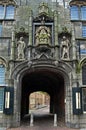 Ancient city gate the Gistpoort in Middelburg