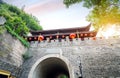 Ancient buildings in Suzhou City Gate, China