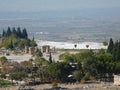 The ancient city of Hierapolis and the Pamukkale springs