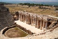 Ancient city of Hierapolis in Pamukkale, Turkey Royalty Free Stock Photo