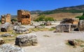 Ancient city Hierapolis (Pamukkale). Turkey Royalty Free Stock Photo