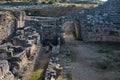 Ancient city Ksantos ancient civilization of Turkey Royalty Free Stock Photo