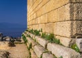 The ancient city of Latmos Herakleia is at Kapikiri Village. Milas, Turkey. Besparmak Mountains. Royalty Free Stock Photo