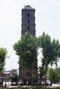 The ancient city of luoyi, luoyang, China - wenfeng tower