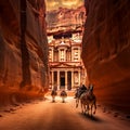 Ancient City of Petra under the Jordanian Sun