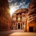 Ancient City of Petra under the Jordanian Sun