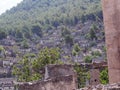 Ancient city Kayakoy, ghost town Royalty Free Stock Photo